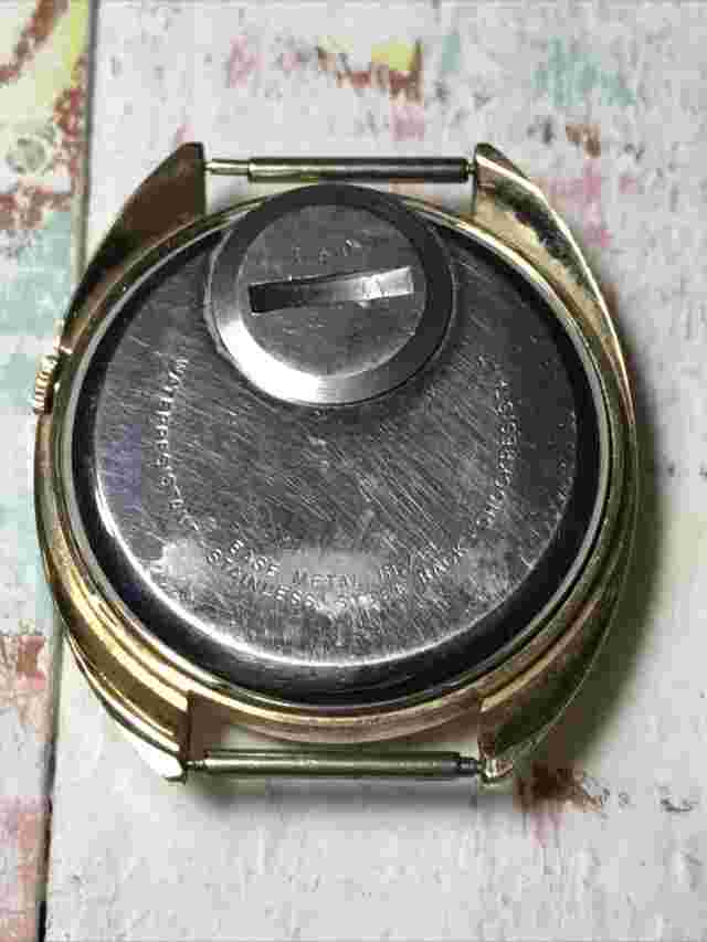 STELLARIS TRANSISTORIZED ELECTRONIC JAPAN CROWN AT 2 VINTAGE 1970s BROKEN WATCH