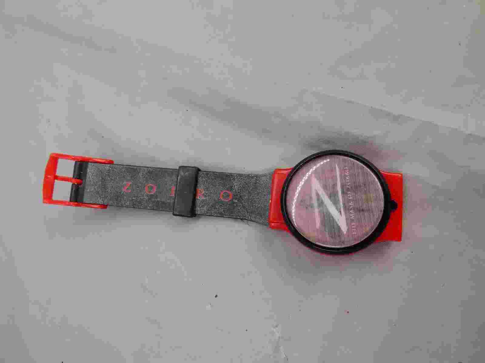 The Mask Of Zorro Wrist Watch Wristwatch Zeon Novelty Children Kids Toy Vintage