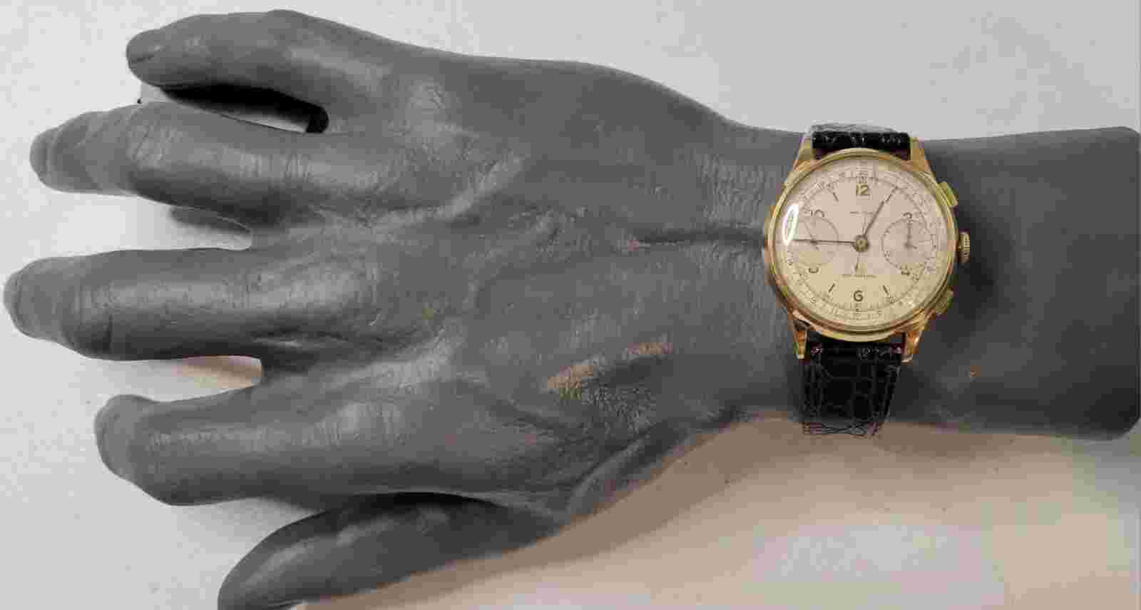 Rare 1950's Borel Fils & Co 2 Registered 17Jewels Manual Men's Watch Working