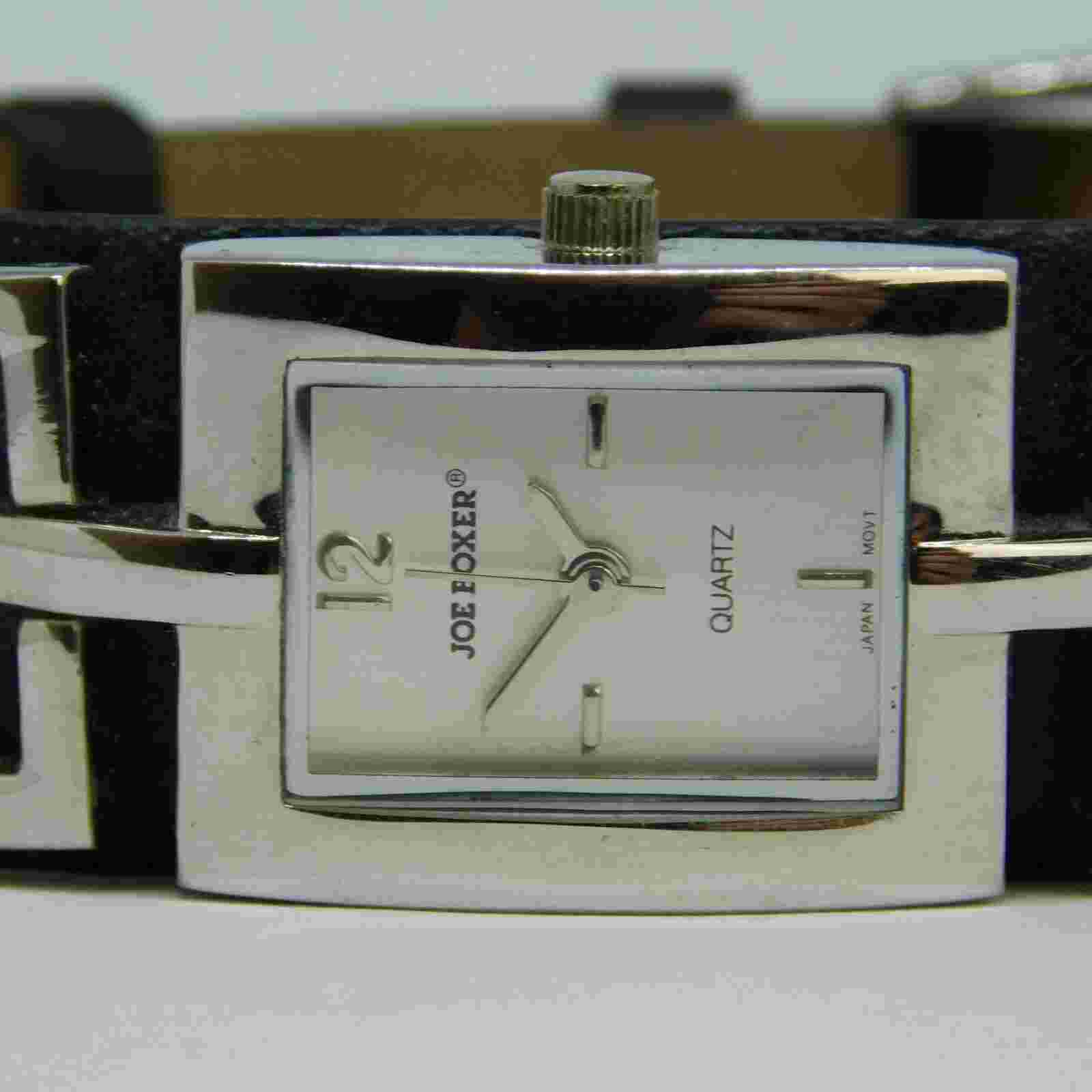 Joe Boxer Genuine Leather Quartz Analog Women's Watch New Battery