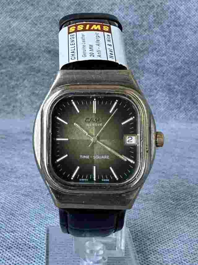💥RARE 💥1970’S Vintage watch CAMY  Time-square cal.ETA 2873 Made: SWISS