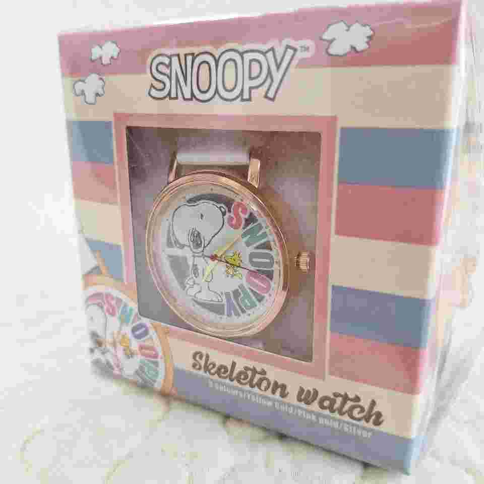 Snoopy Peanuts Skeleton Watch No Battery from Japan