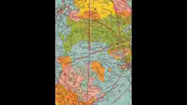 Air Age Map of the World Watch Flat Earth 1938 Wristwatch Leather Unisex Gift FE