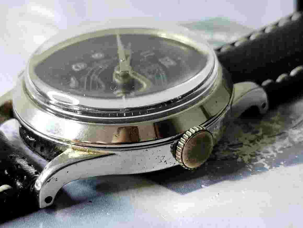 Suisse Cronostop Antigo Militar Telemetre Monobloco Raro