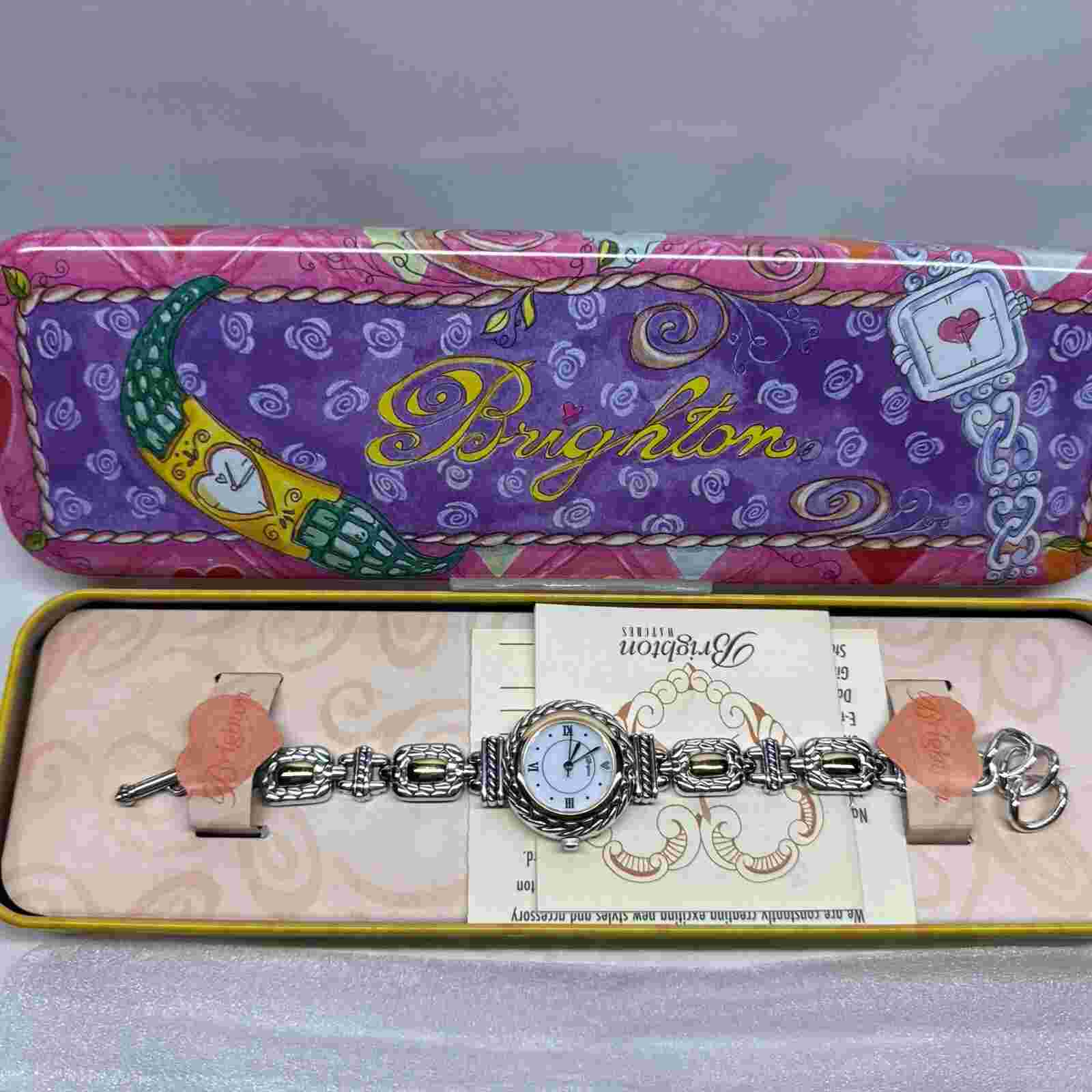 Brighton Jewelry Nantucket Watch-NWT W/Brighton Tin Two Tone Silver Gold