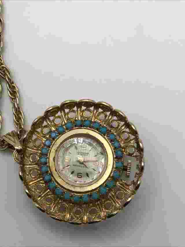 Lausanne Pendant Watch Costume Vintage -For Parts Or Repair-