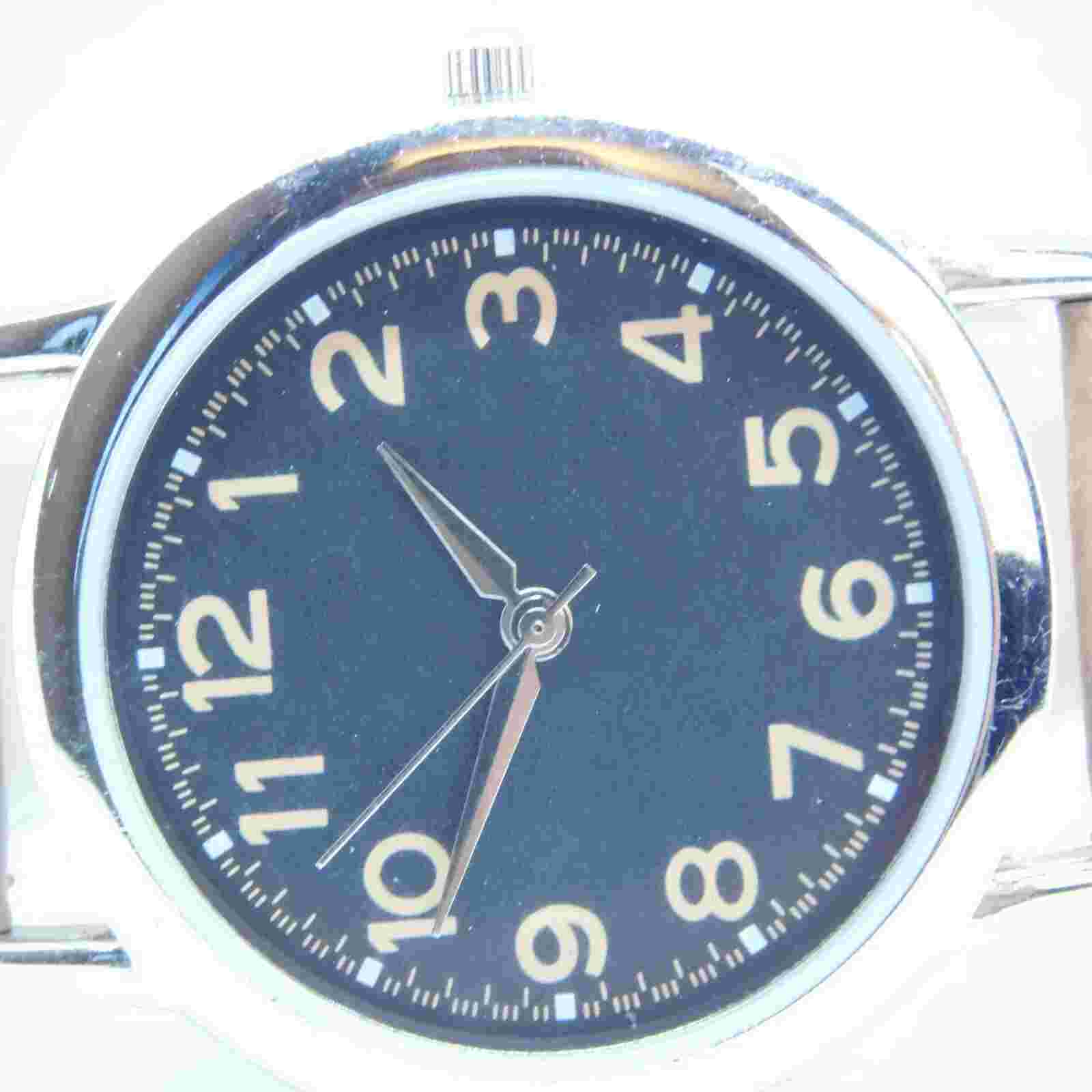 CALVIN HILL Military Style Dial Quartz Analog Women's Watch New Battery