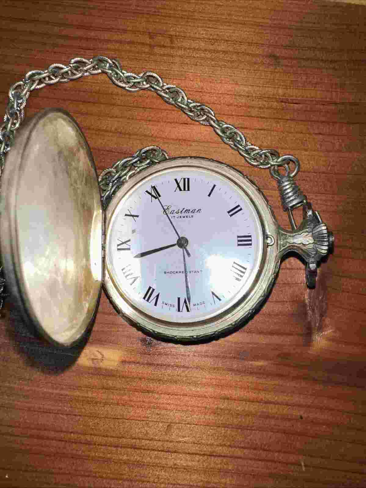 Vintage Eastman 17 Jewels Pocket Watch- Antelope Hunter Edition