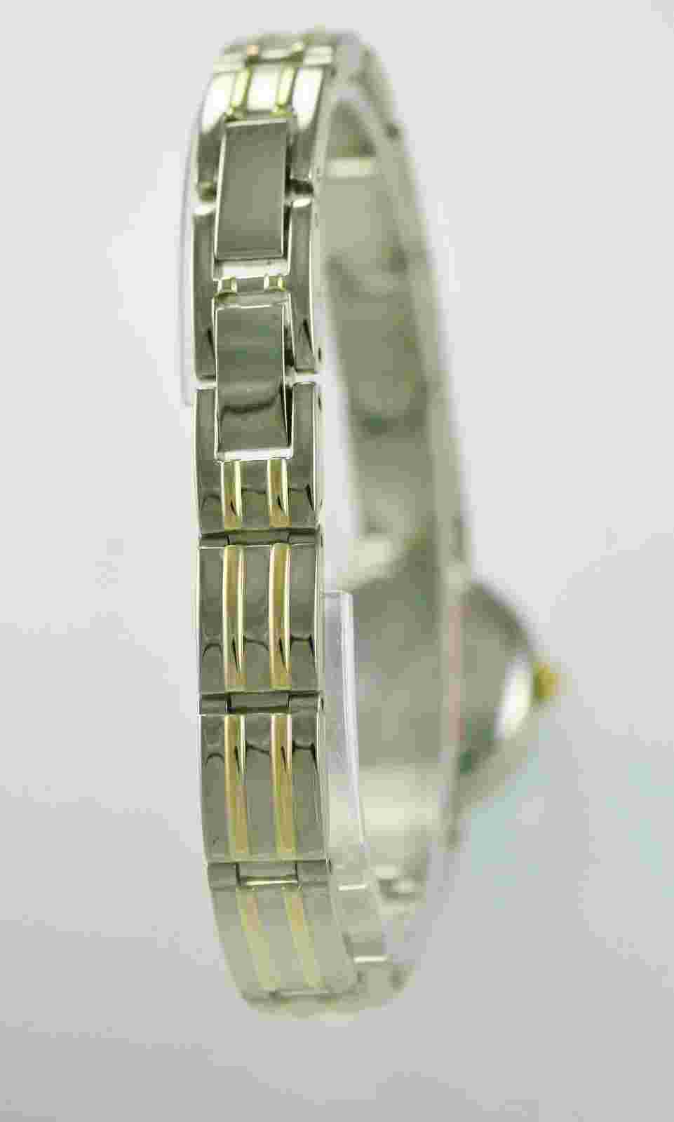 Aspen Watch Womens Water Resist Stainless Steel Silver Gold Battery White Quartz