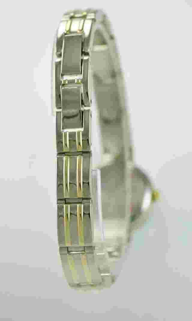 Aspen Watch Womens Water Resist Stainless Steel Silver Gold Battery White Quartz