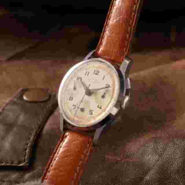 Alsta Vintage WristWatch Swiss Made 1940s Original Mechanical Steel Case 39mm