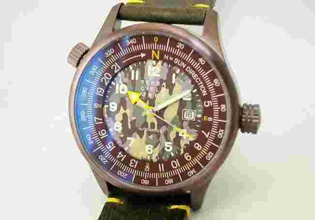 TERRA CIELO MARE Orienteering TC7008TUNPA / 84 Men's used watch
