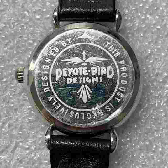 Vintage Peyote Bird Sante Fe Quartz Watch Braided Leather Band WORKING