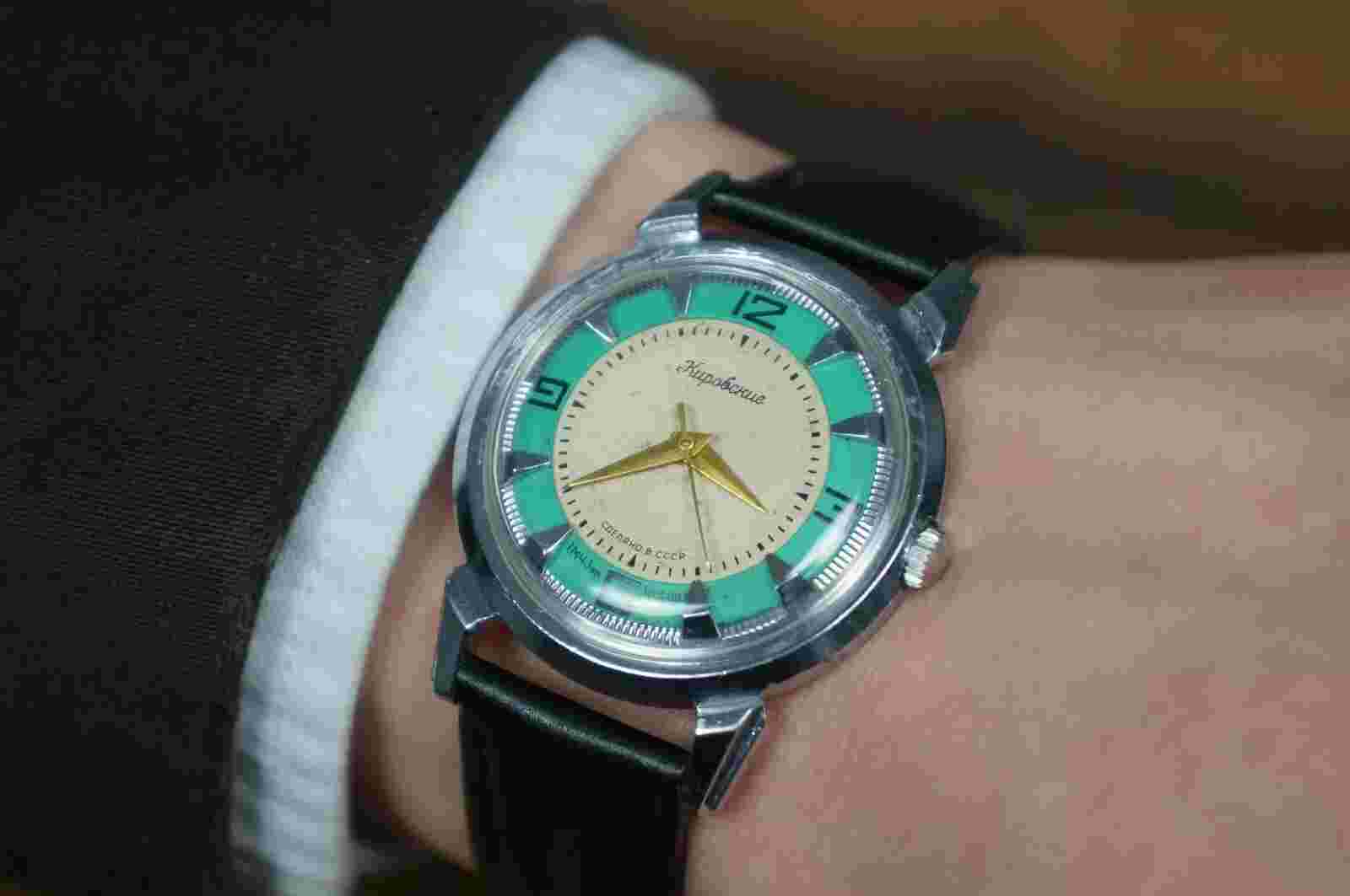 Kirovskie watch, 1 MChZ, 1950s. Mens vintage watch, Retro watches, USSR watch