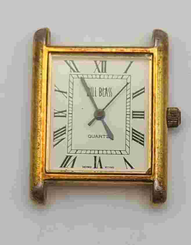 Bill Blass Womans Quartz Analog Watch GT Rectangle New Battery Repair/Parts