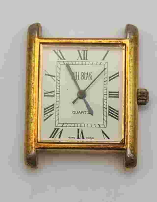 Bill Blass Womans Quartz Analog Watch GT Rectangle New Battery Repair/Parts