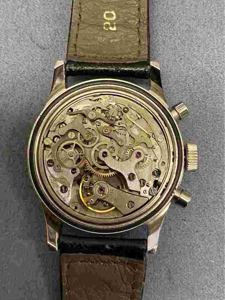 GALLET MultiChronPilot Black Dial 38mm Valjoux 726 Men's Watch