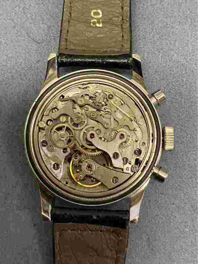 GALLET MultiChronPilot Black Dial 38mm Valjoux 726 Men's Watch