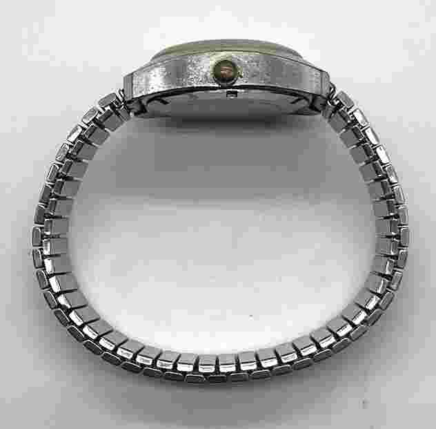 Men’s Vogue Day Date 17J Stainless Steel Watch
