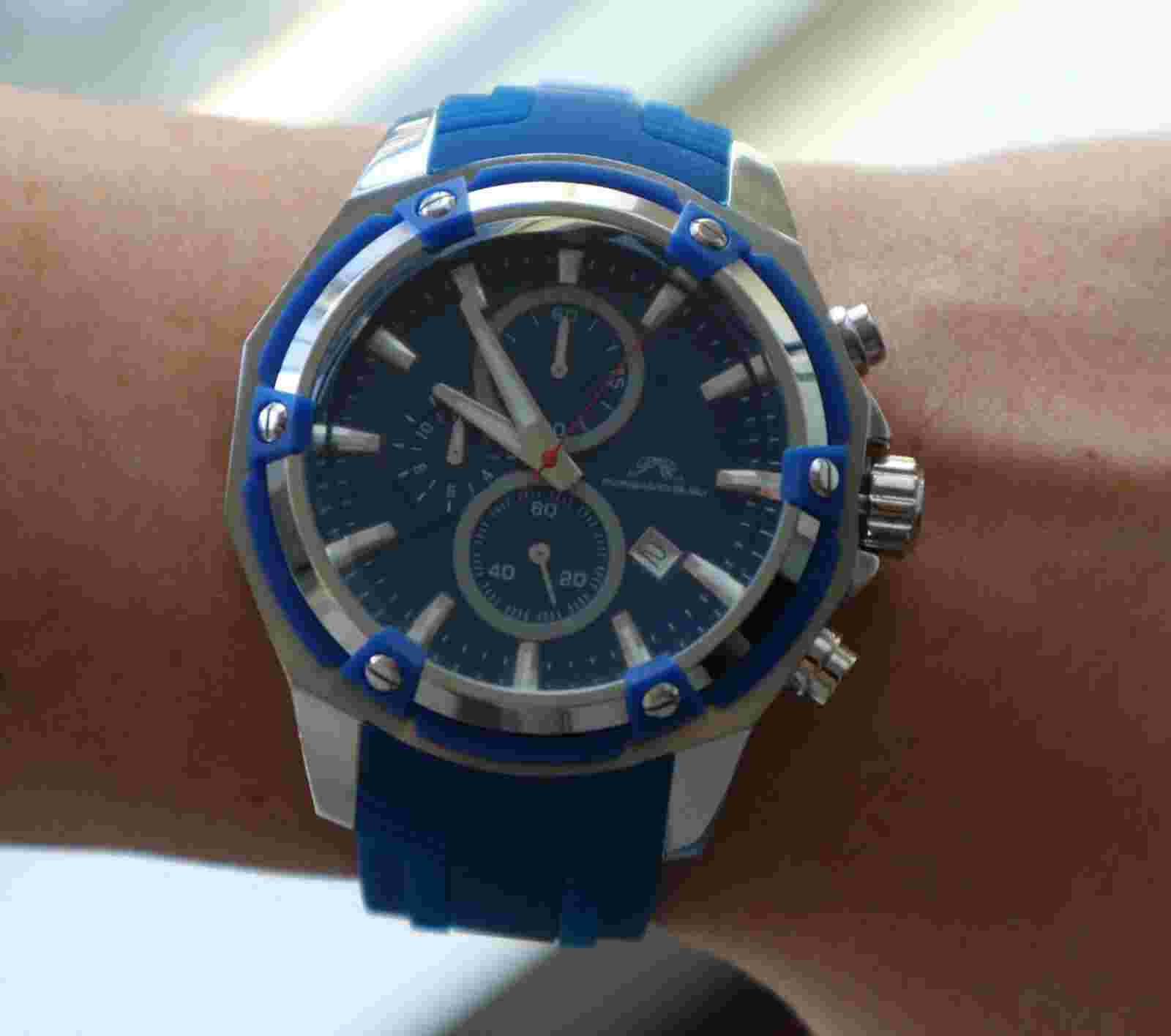 Porsamo Bleu Stravos Men Chronograph Blue Watch  483B139
