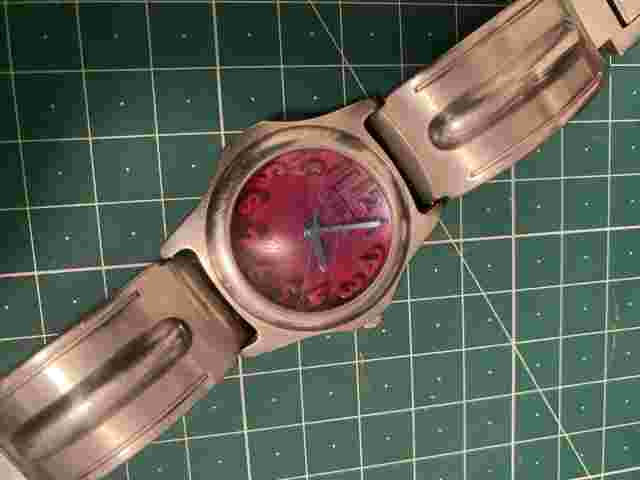 Vintage STORM Stainless Steel Mauve Dial Japan Watch