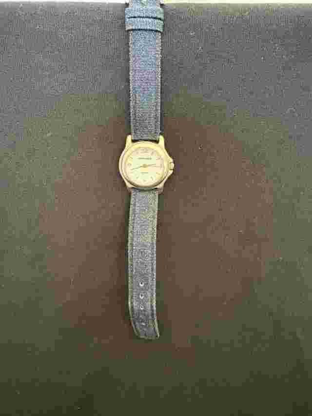 LIMITED TOO QUARTZ WATCH - SPARKLING DEMIN BLUE GLITTER BAND , New Battery