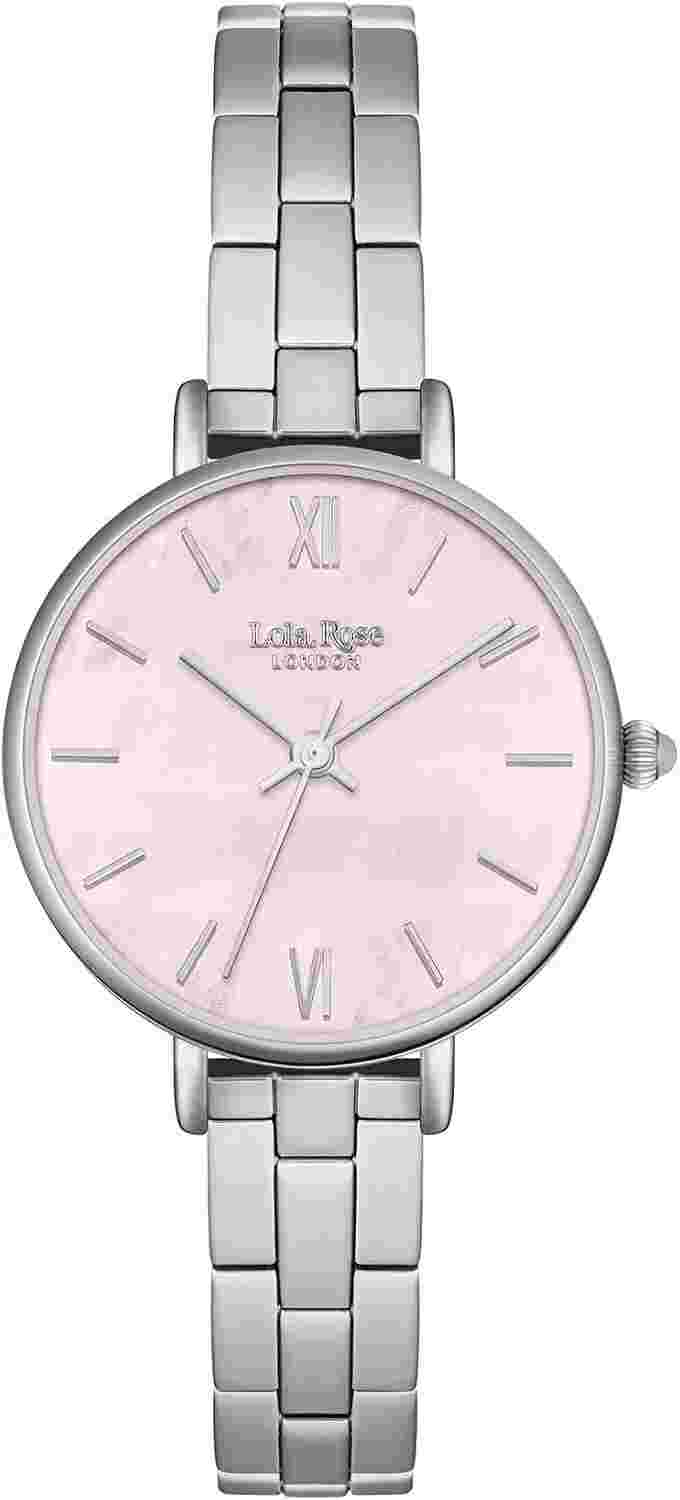 [Lola Rose] Watc Rose Quartz LR4011 Women's Silver
