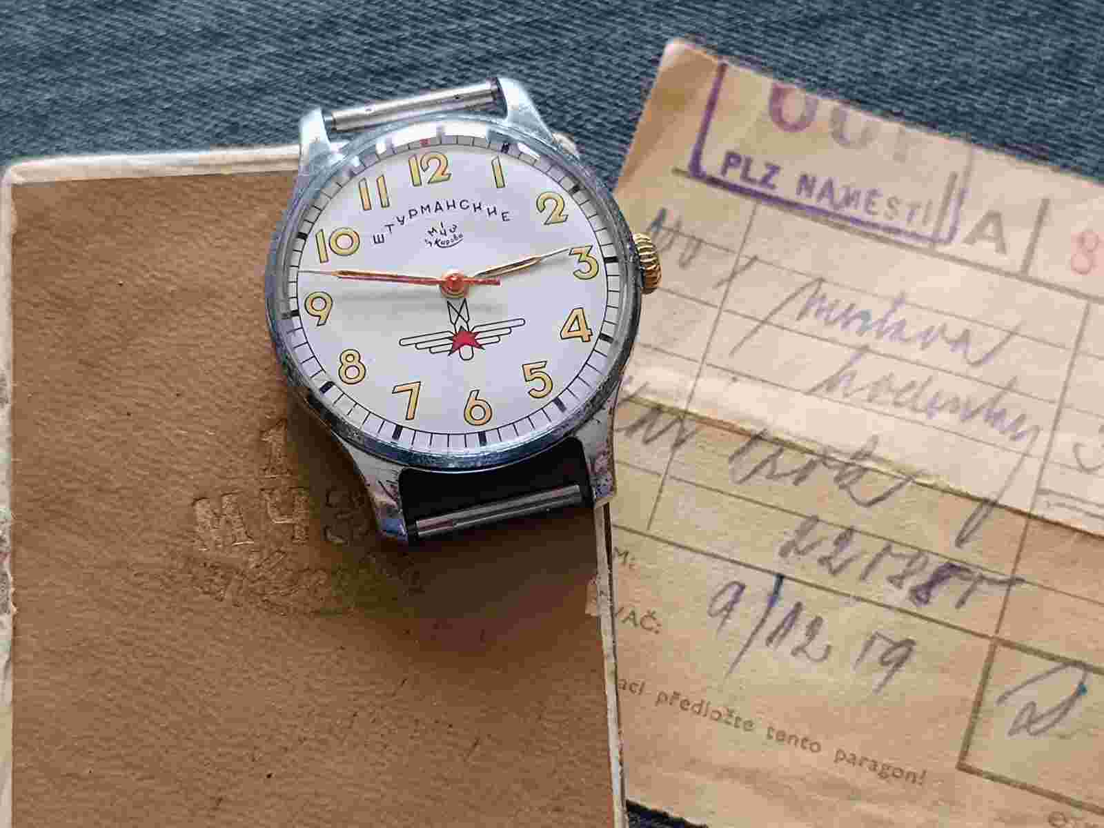 POBEDA STURMANSKIE GAGARIN  1 MChZ  USSR Russian Watch CCCP