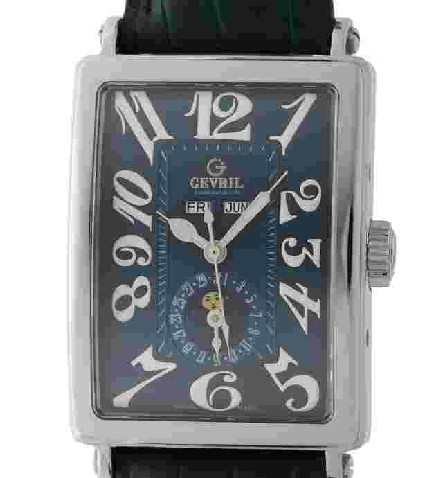 Gevril Avenue of Americas Triple Calendar 5034 Limited Edition SS B&P Set - 2798