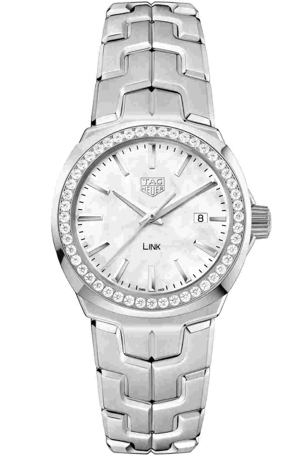TAG Heuer Link White Mother of Pearl Women's Watch - WBC1314.BA0600
