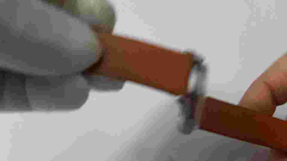 Vintage 1940's WWII Era Universal Military Manual Cal 330 S.Steel Watch - 34mm