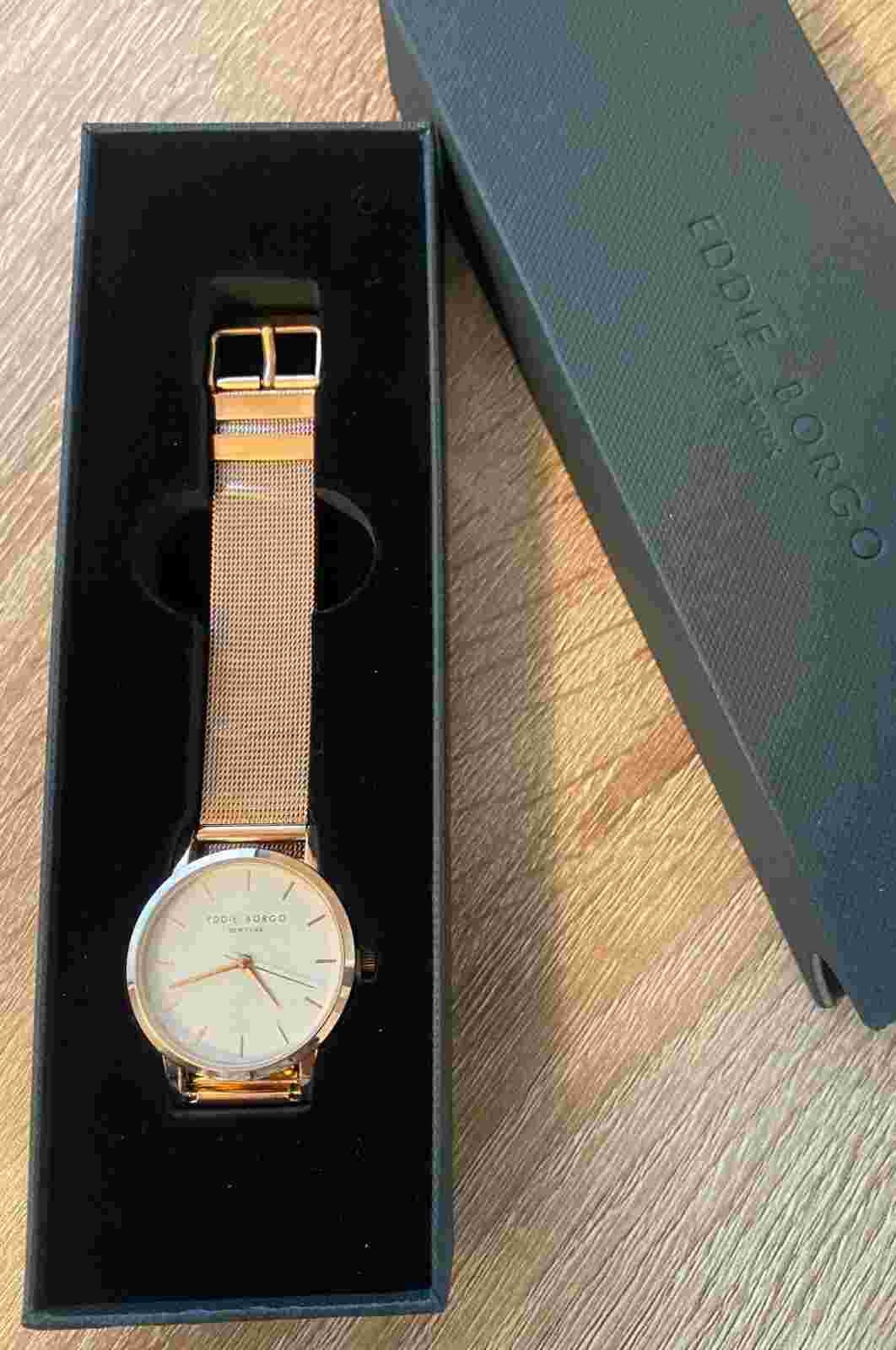 Rachel Zoe Eddie Borgo New York Soho Wrist Watch Rose Gold Plate