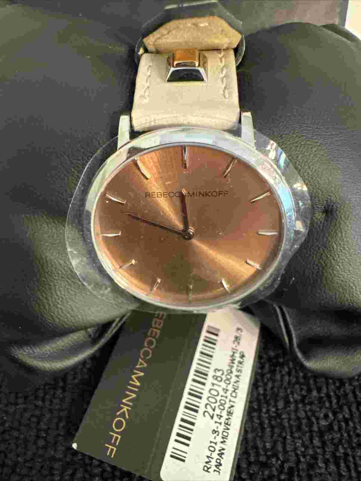 Rebecca Minkoff Ladies Watch Model 2200183 Stainless With Rose Gold Watch Face