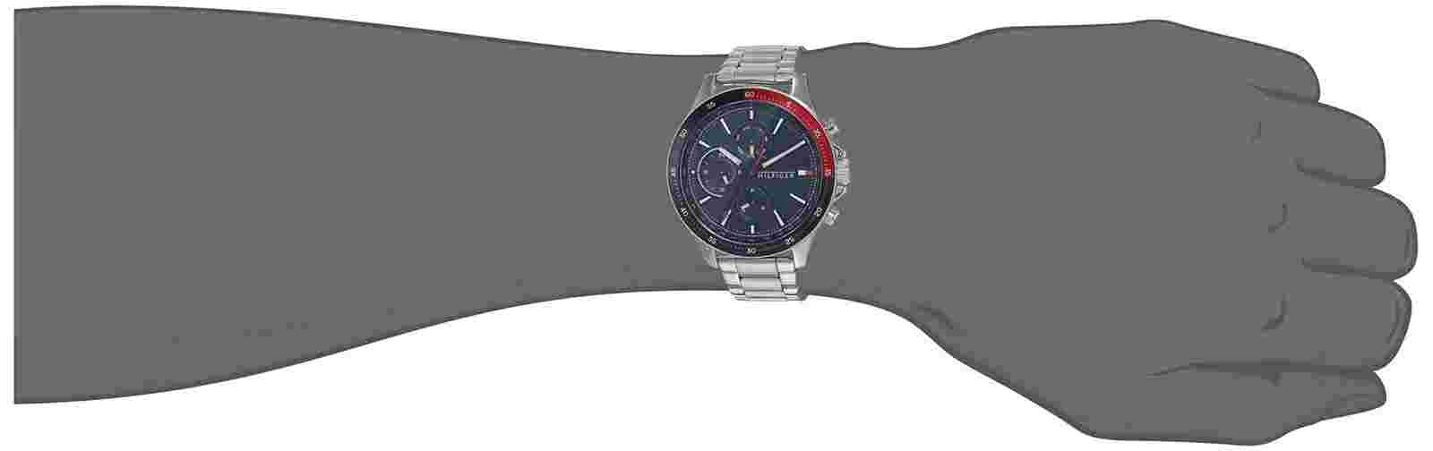 Tommy Hilfiger Bank Blue Men Watch TH1791718W/NCTH1791718