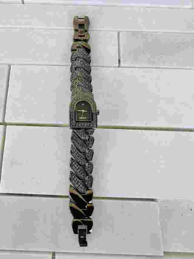 DKNY Rare Watch Black Rhinestones