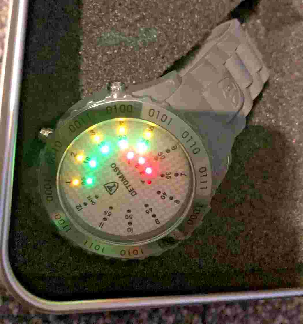 Detomaso Spacy Timeline Round Watch - Grey