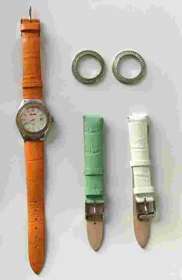 Folli Follie Ladies Watch With Spare Belt F212 Quartz Analog