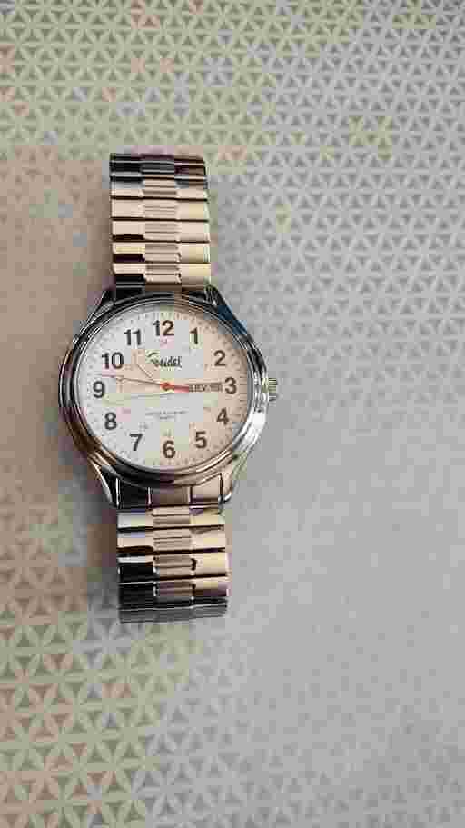 Speidel Men's Railroad Watch  with silver/gold  Twist-O-Flex Band.