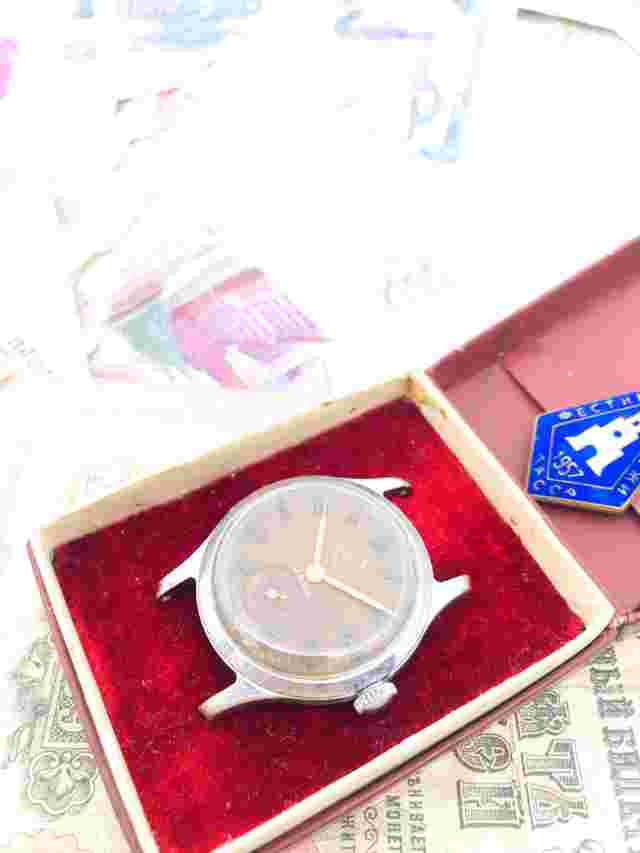 🕊 Rare Mayak Festival 1957 1q USSR 1 MCHZ wrist watch Soviet Service 🛠