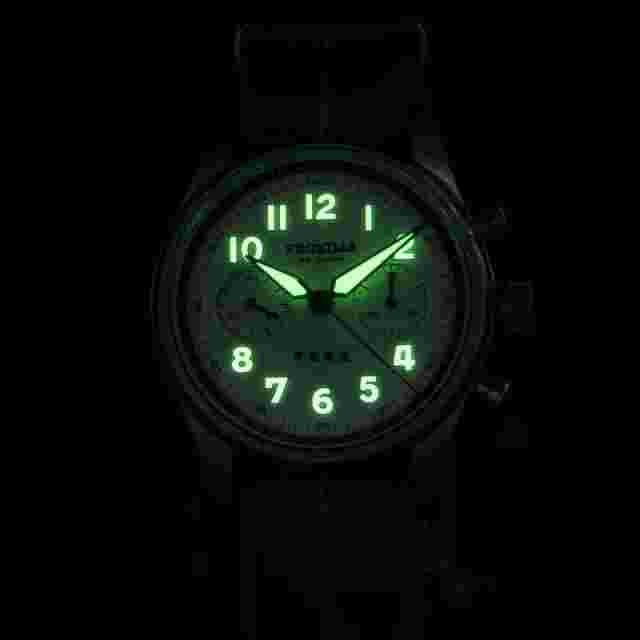 Proxima Men Chronograph Watch 39mm Winding Manual Mechanical C3 Luminous ST1902