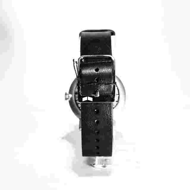 Mens SP36L03 Sophisticate BlackLeather-Band White-Dial 36mm Vestal