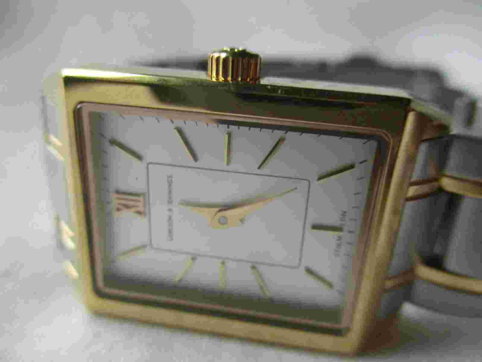 Larsson & Jennings Wristwatch Silver and Gold Tone All Stainless Steel Classical
