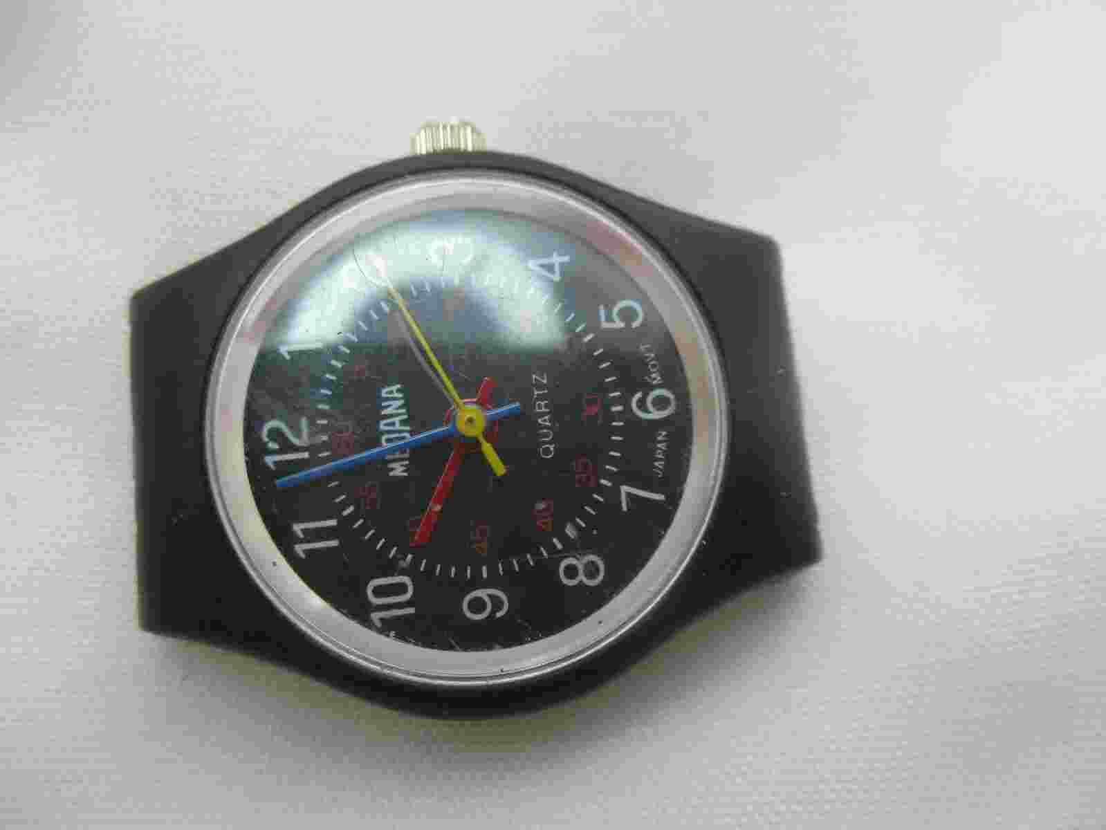 Medana Black Analog Watch Water Resistant
