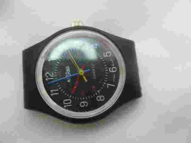 Medana Black Analog Watch Water Resistant