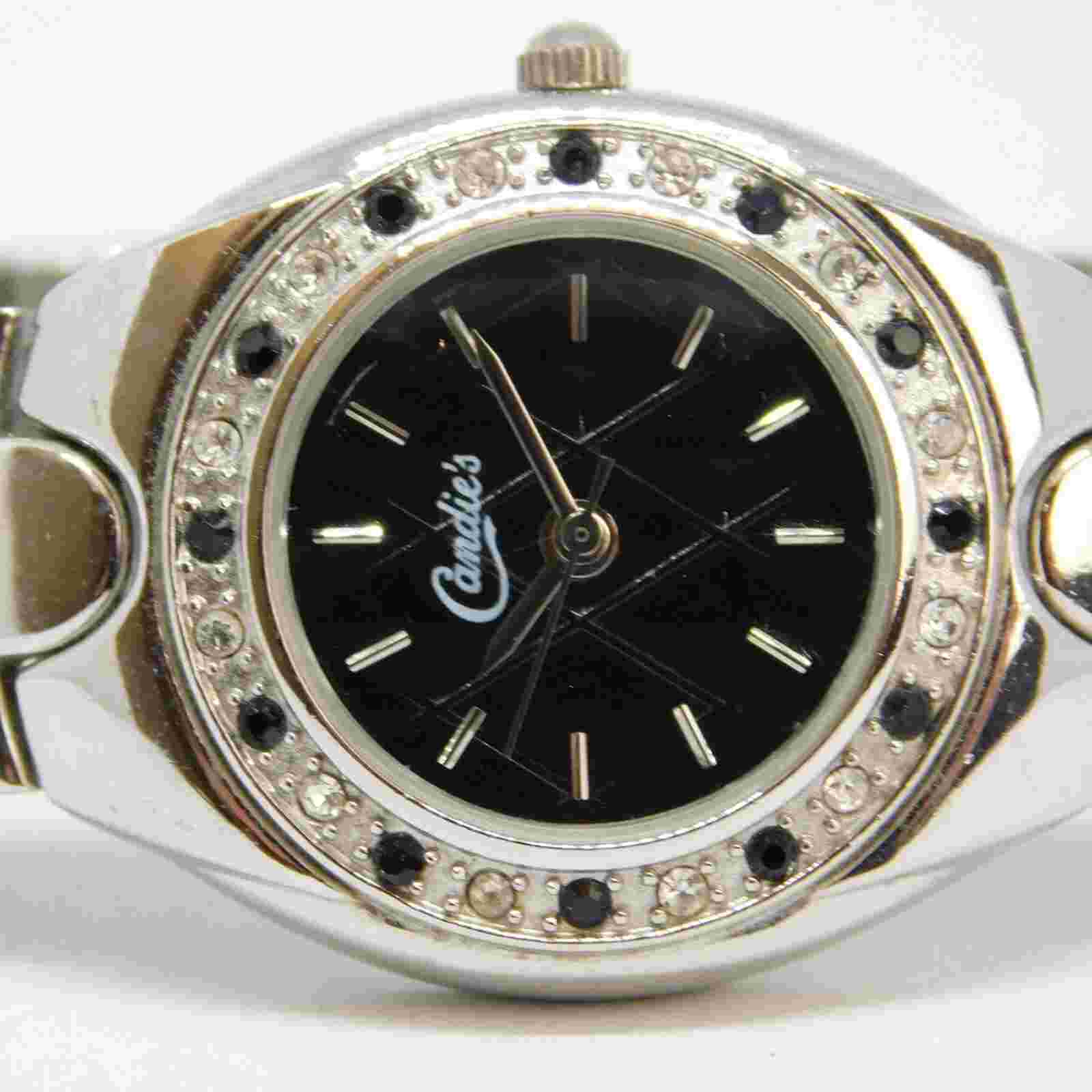 Candie's CAN043F Silver Tone Quartz Analog Women's Watch Sz. 6 1/2" New Battery