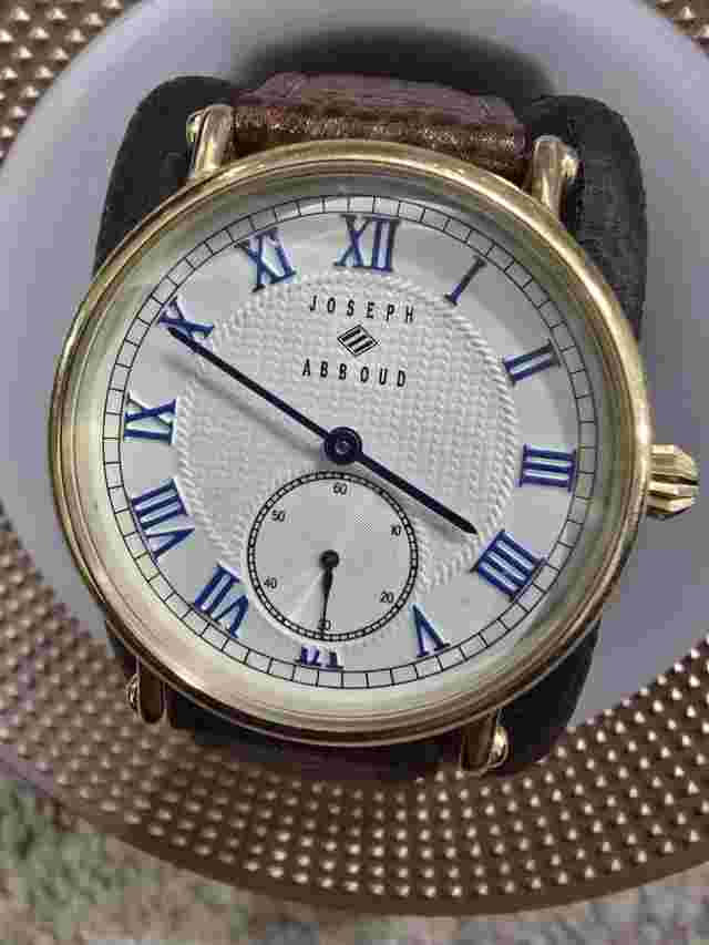 JOSEPH ABBOUD VINTAGE COLLECTION QUARTZ WATCH, NEW BATTERY
