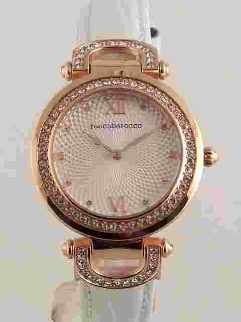 RoccoBarocco Ladies Red Leather Watch (Battery Working Perfectly)