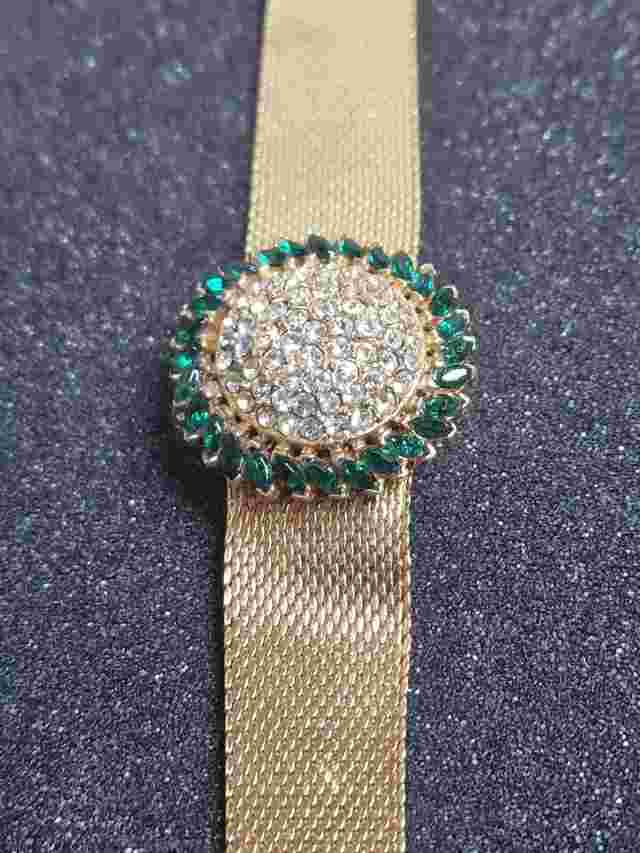 Vintage ladies jewelry watch with hand-wound movement, late 60s
