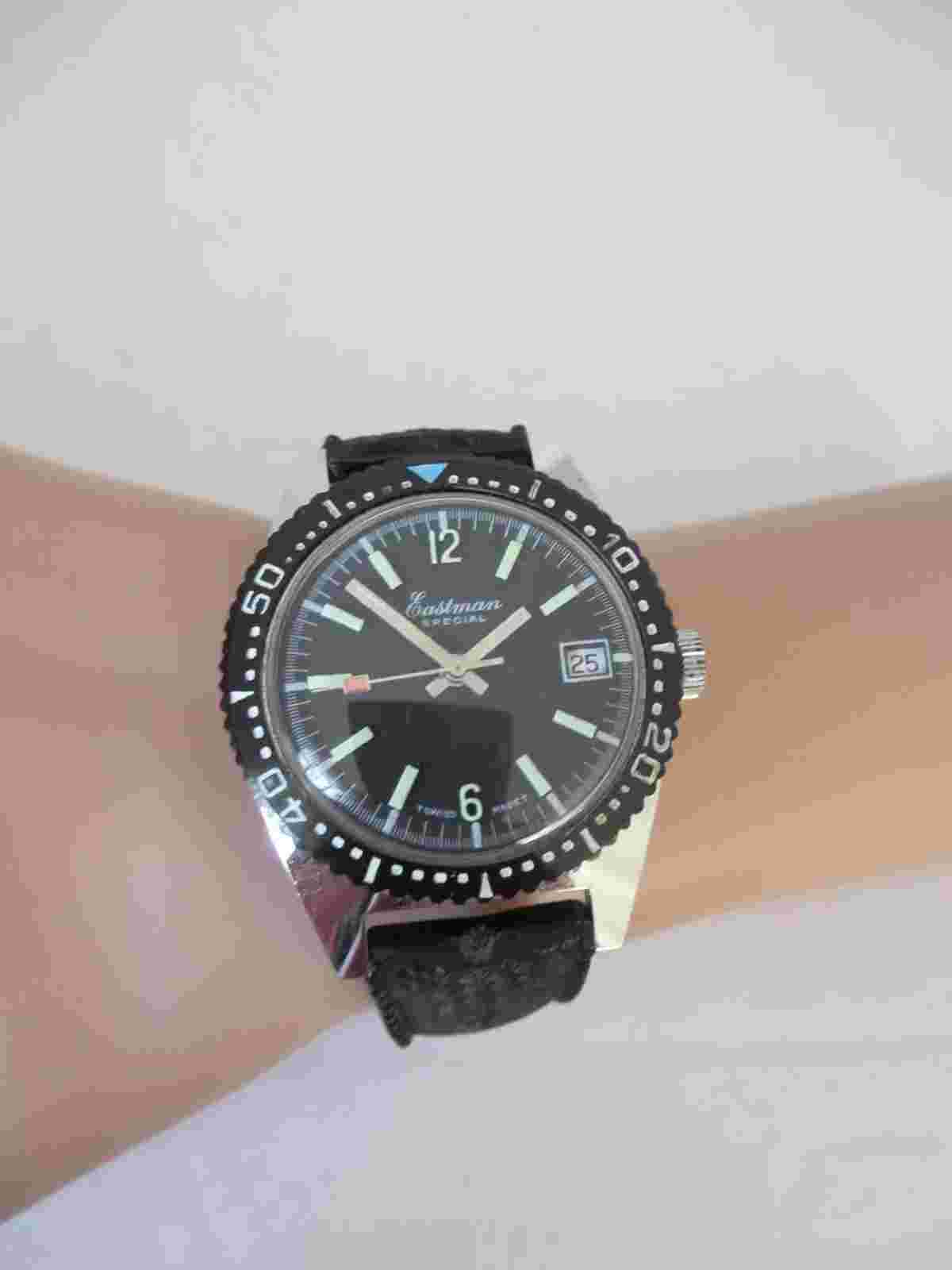 Vintage Men's Divers Eastman Special Diving Swiss Watch