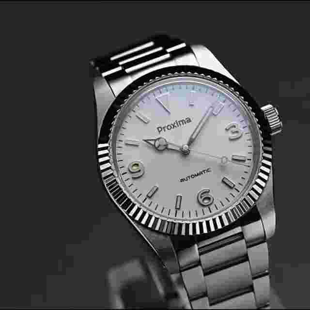 Proxima Men Automatic Watch Luxury Mechanical Wristwatch 10Bar PT5000 Luminous